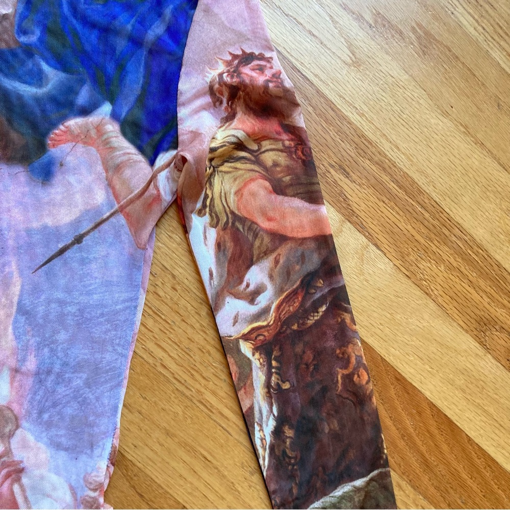 ZARA The Fates Art Print Mesh Bodysuit - Picture 12 of 14